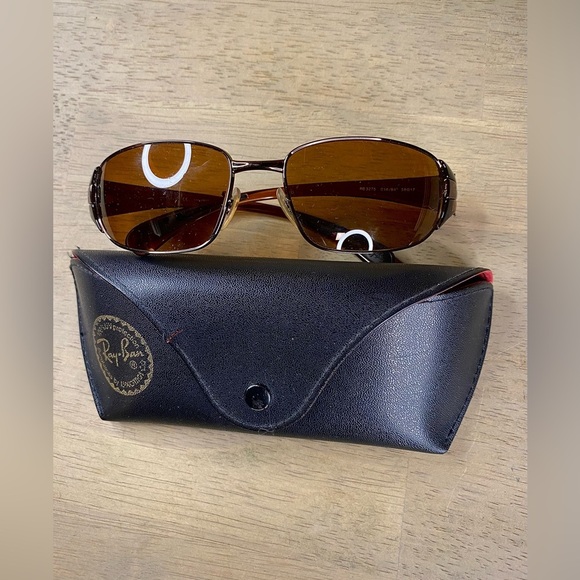 RayBan Men's Sunglasses RB3275 Amber Frame/Amber lenses -Genuine - Picture 7 of 15